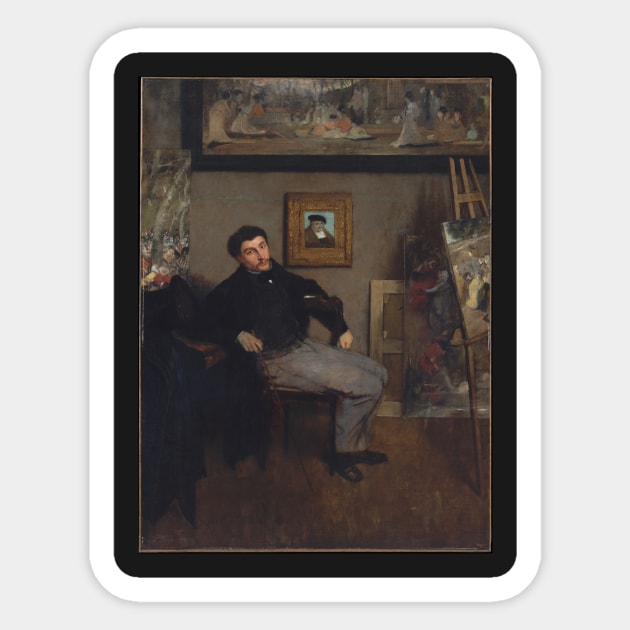 James-Jacques-Joseph Tissot (1836–1902) Sticker by EdgarDegas